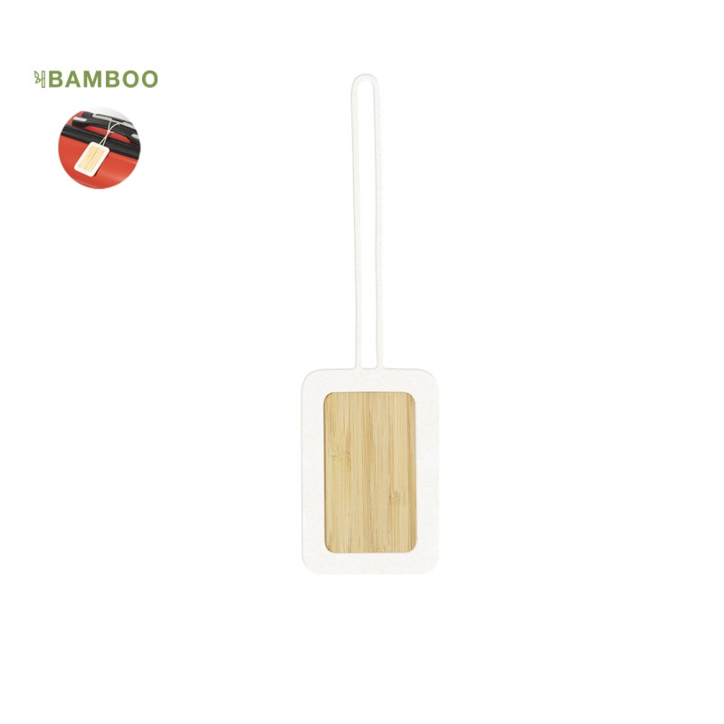 Bamboo Luggage Tag